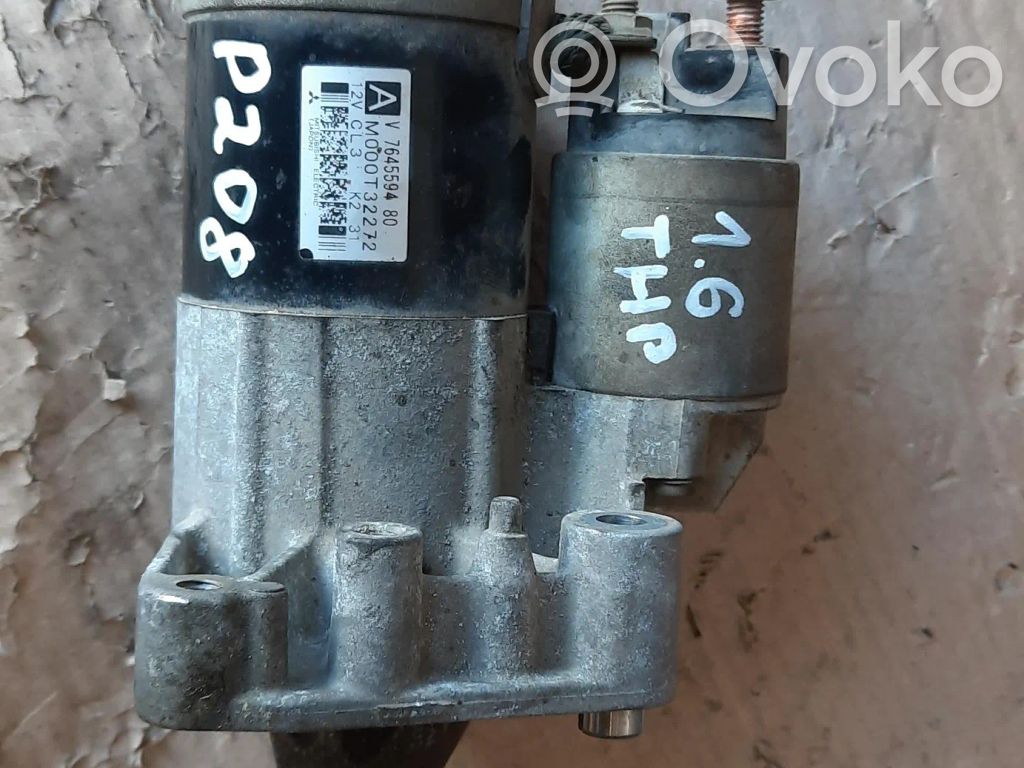 Peugeot 208 I Starter motor 