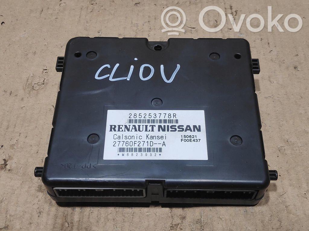 Renault Clio V Gaisa kondicioniera vadības bloka modulis 
