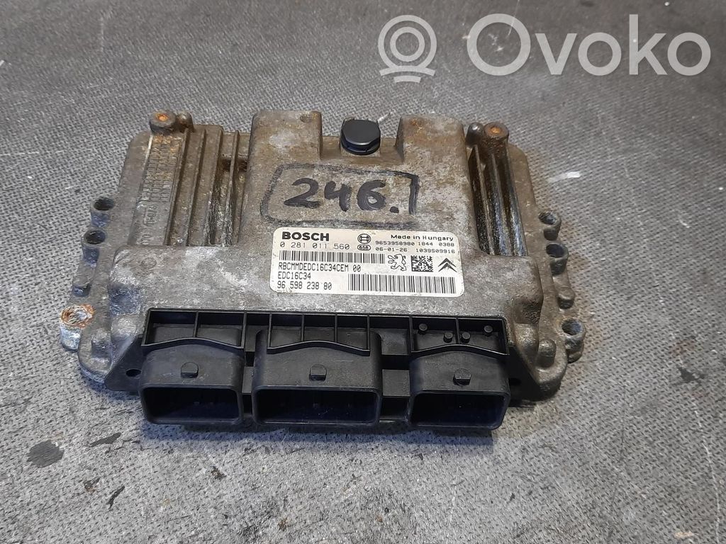 Peugeot 206+ Engine control unit/module ECU 