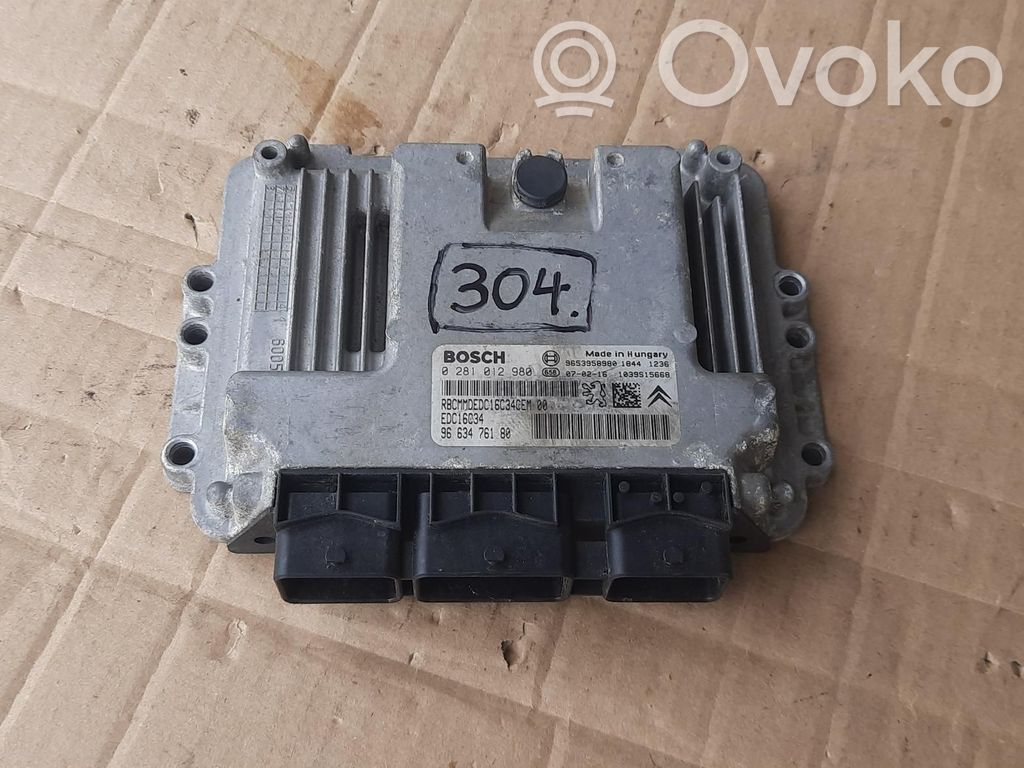 Citroen C4 I Picasso Engine control unit/module ECU 