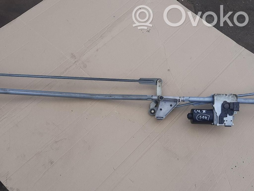 Citroen C4 II Etupyyhkimen vivusto ja moottori 