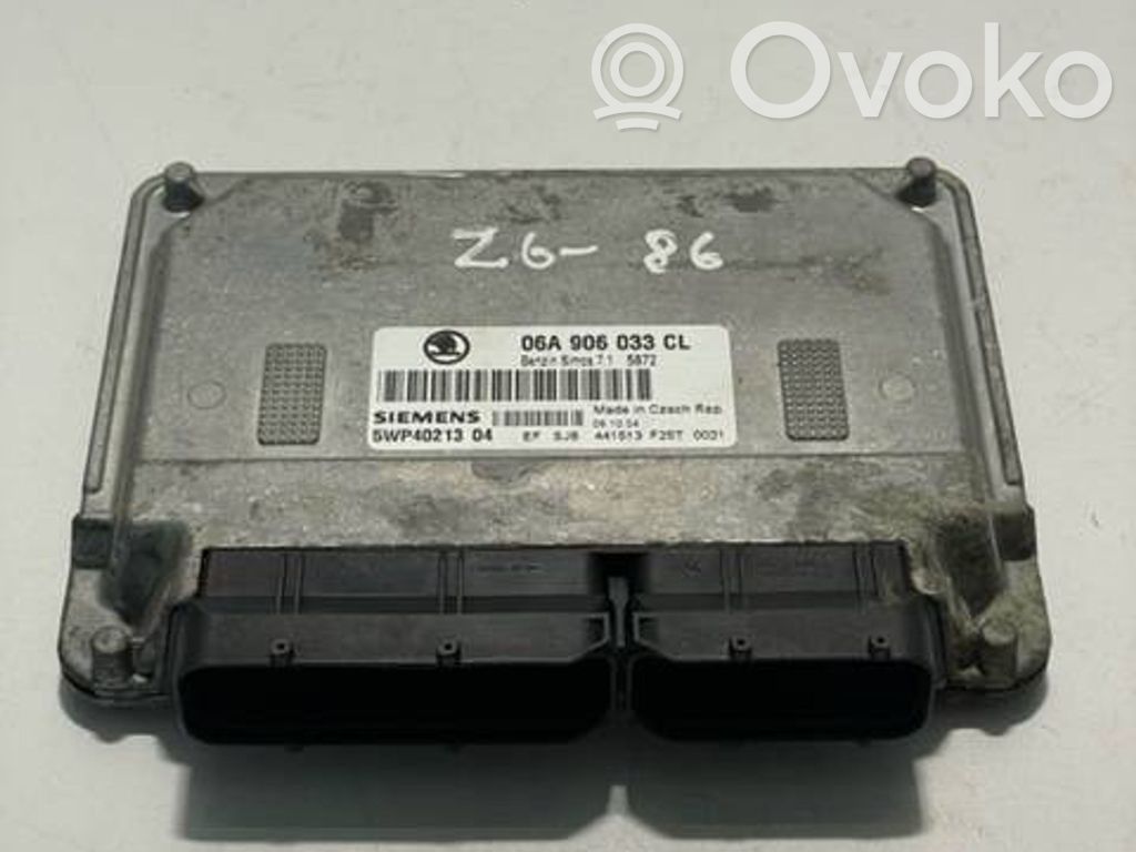 Skoda Fabia Mk2 (5J) Engine control unit/module 