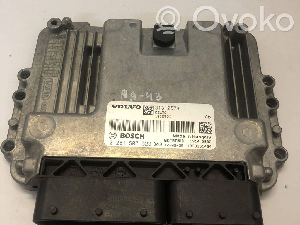 Volvo V60 Engine control unit/module 