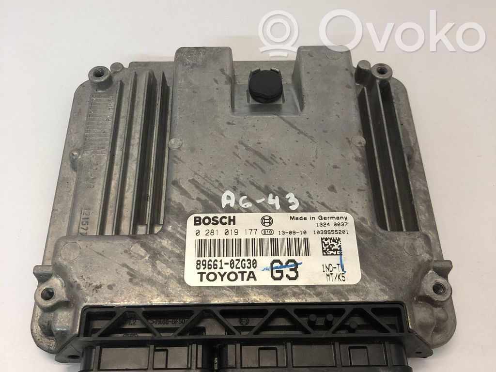 Toyota Auris E180 Engine control unit/module 