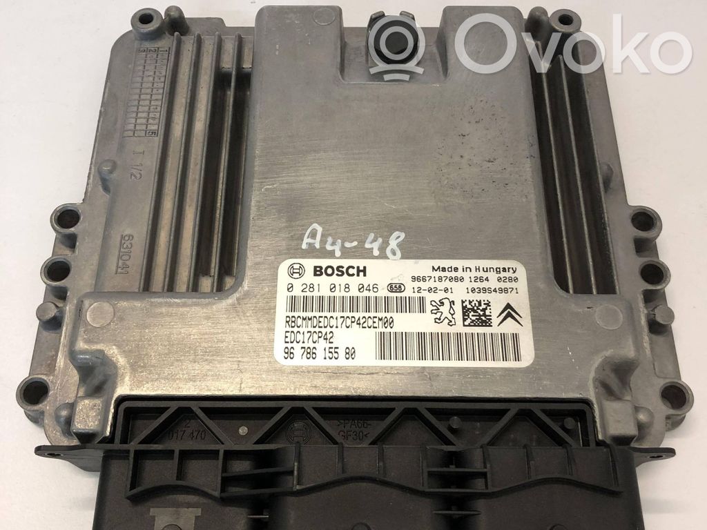 Citroen C5 Engine control unit/module 