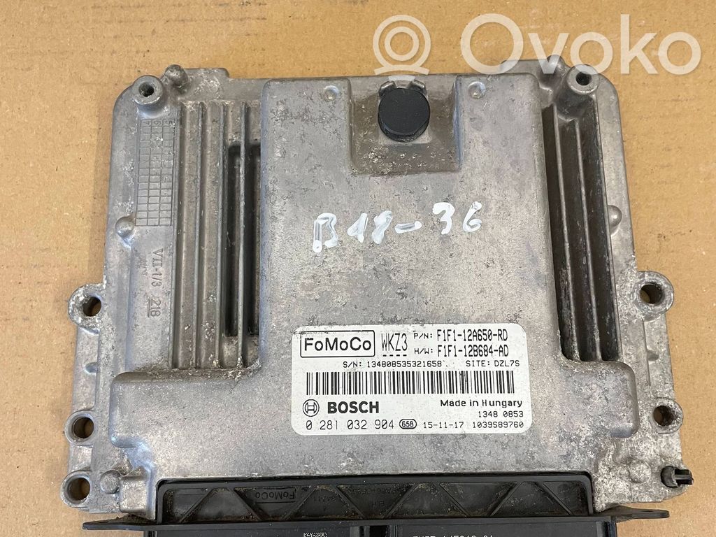 Engine control unit/module   0281032904,F1F112A650RD,F1F112B684AD