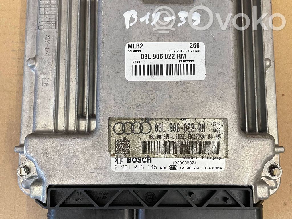 Audi A4 S4 B8 8K Engine control unit/module 