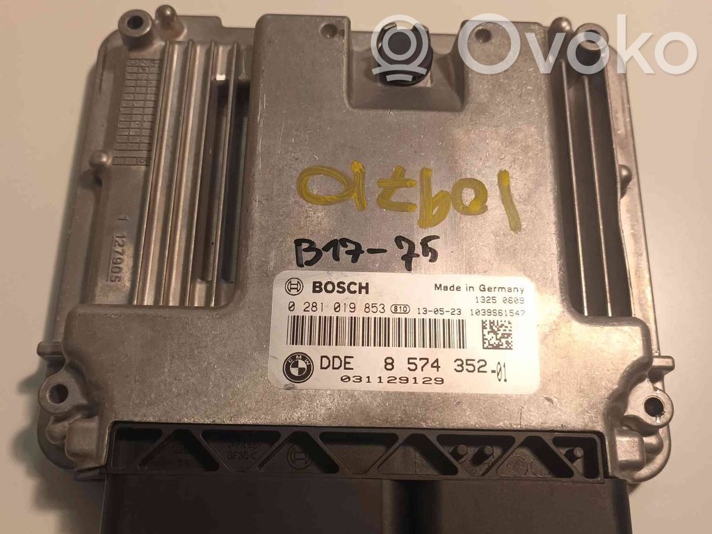 Engine control unit/module   0281019853,8574352,13250609,031129129