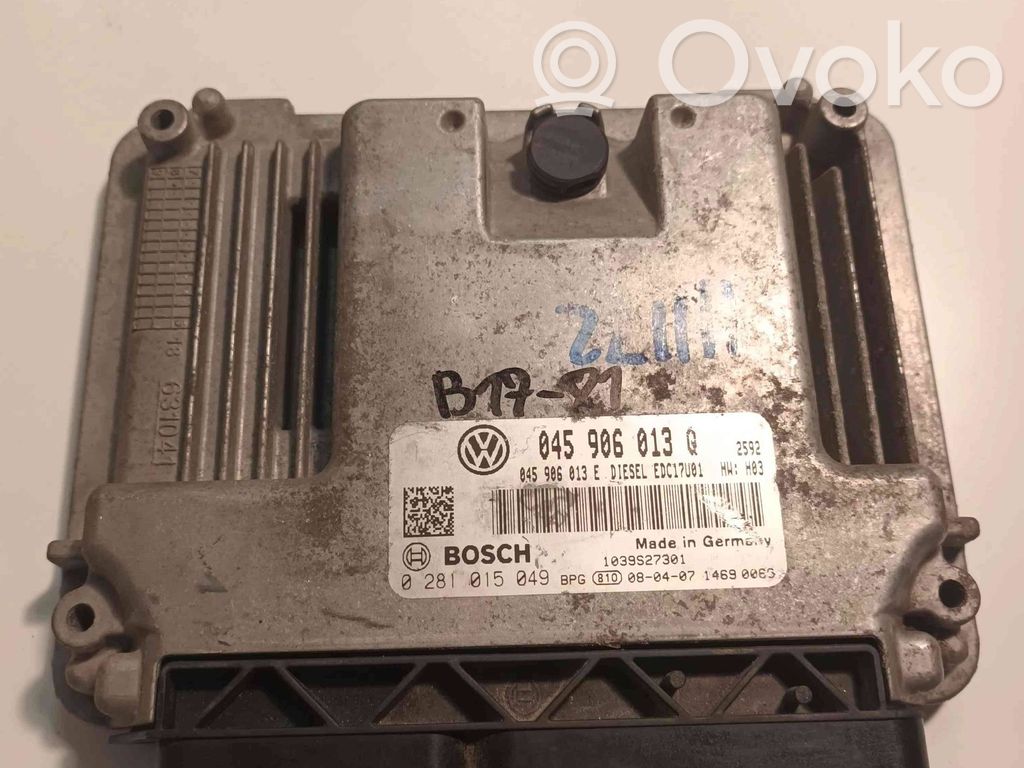 Skoda Fabia Mk2 (5J) Engine control unit/module 