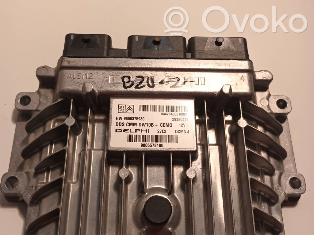 Peugeot 508 Engine control unit/module 