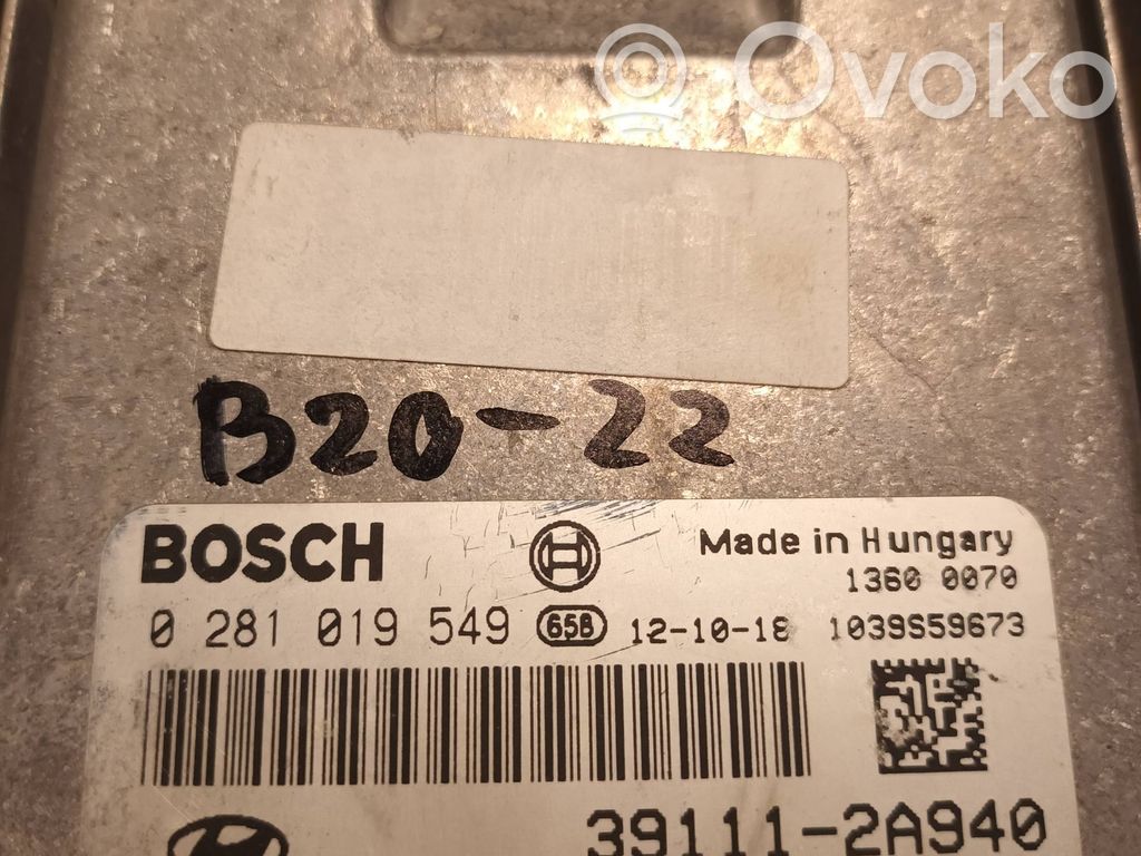 Hyundai i30 Engine control unit/module 