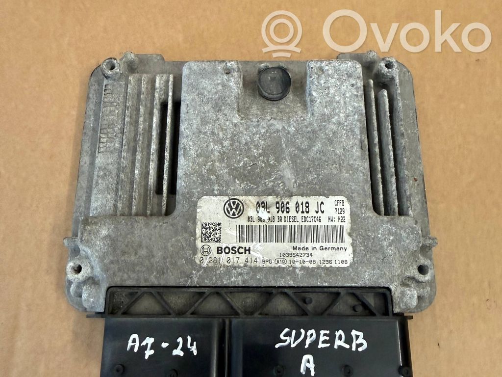 Skoda Superb B6 (3T) Engine control unit/module 