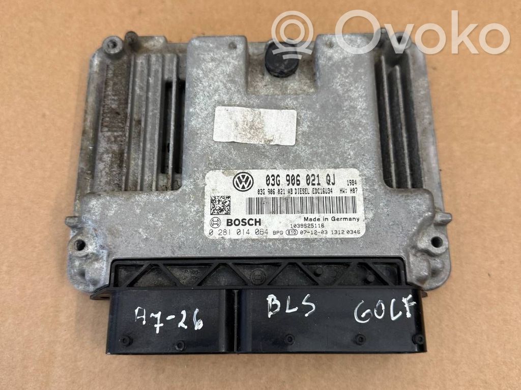 Volkswagen Golf V Calculateur moteur ECU 