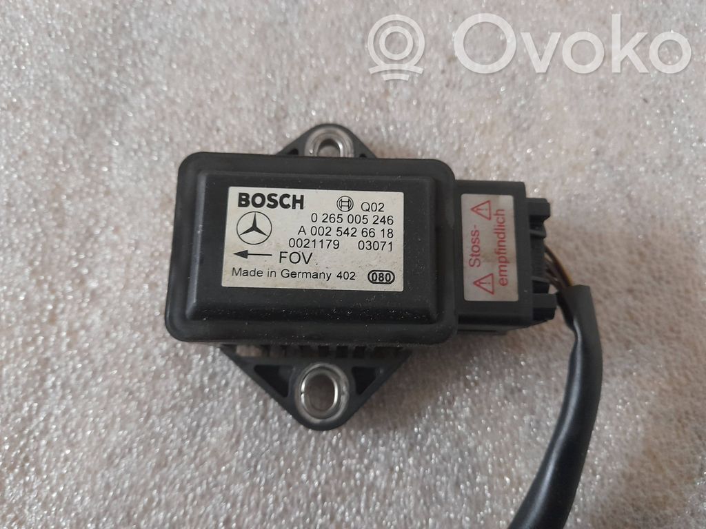 Mercedes-Benz E W211 ESP acceleration yaw rate sensor 