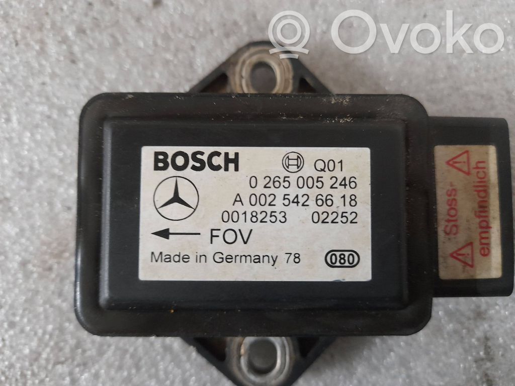 Mercedes-Benz E W211 ESP acceleration yaw rate sensor 