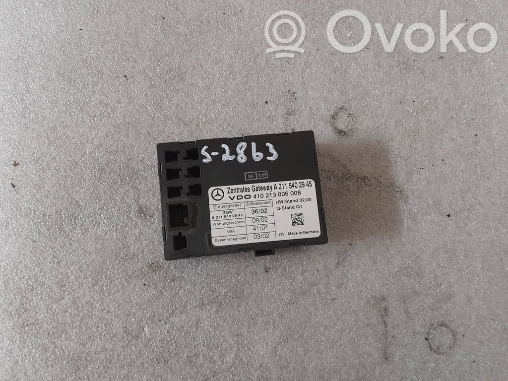 Mercedes-Benz E W211 Gateway-Steuermodul 