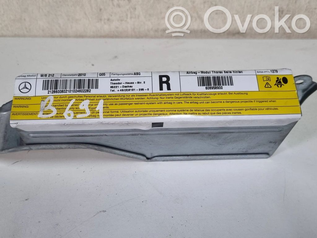 Mercedes-Benz E AMG W212 Airbag lateral 