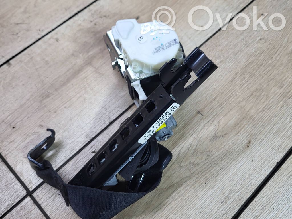 Mercedes-Benz E W212 Pas bezpieczeństwa fotela tylnego 