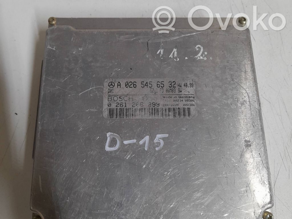 Engine control unit/module   A0265456532,0261206299