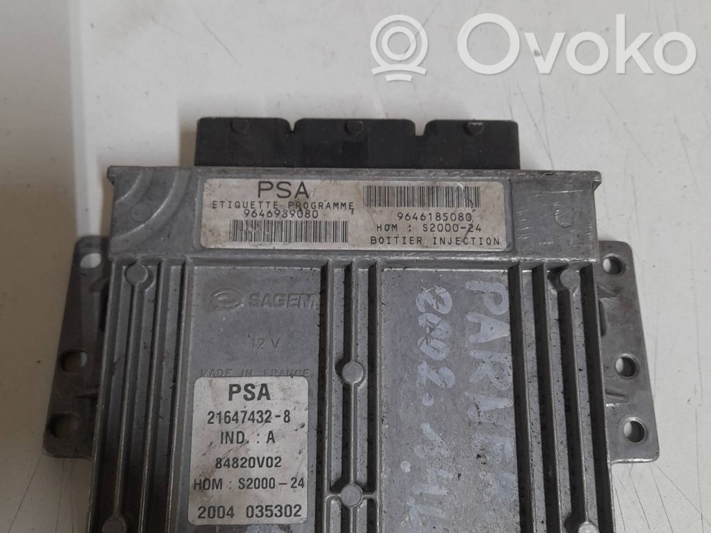 Peugeot Partner Sterownik / Moduł ECU 