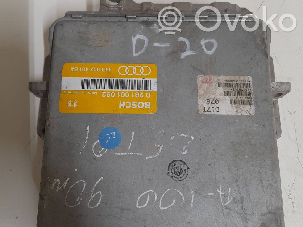 Audi A6 S6 C4 4A Engine control unit/module 