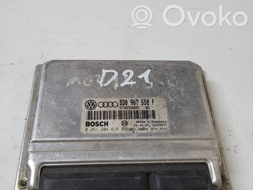 Engine control unit/module   8D0907558F,26SA4874,0261204614