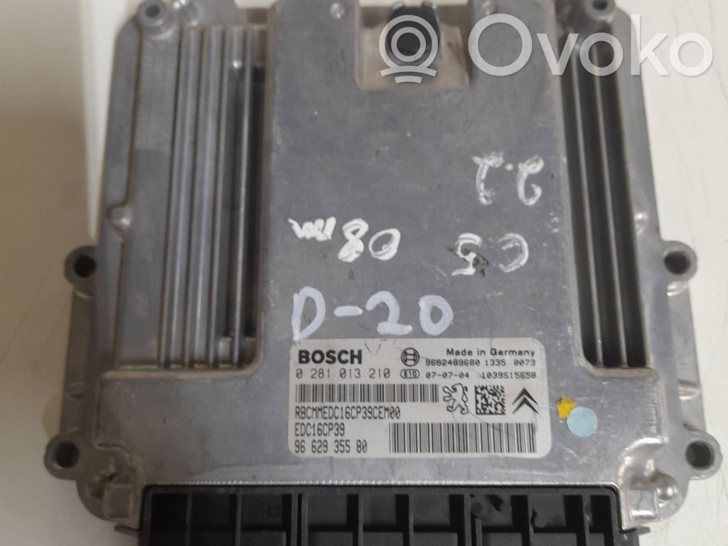 Peugeot 407 Engine control unit/module 
