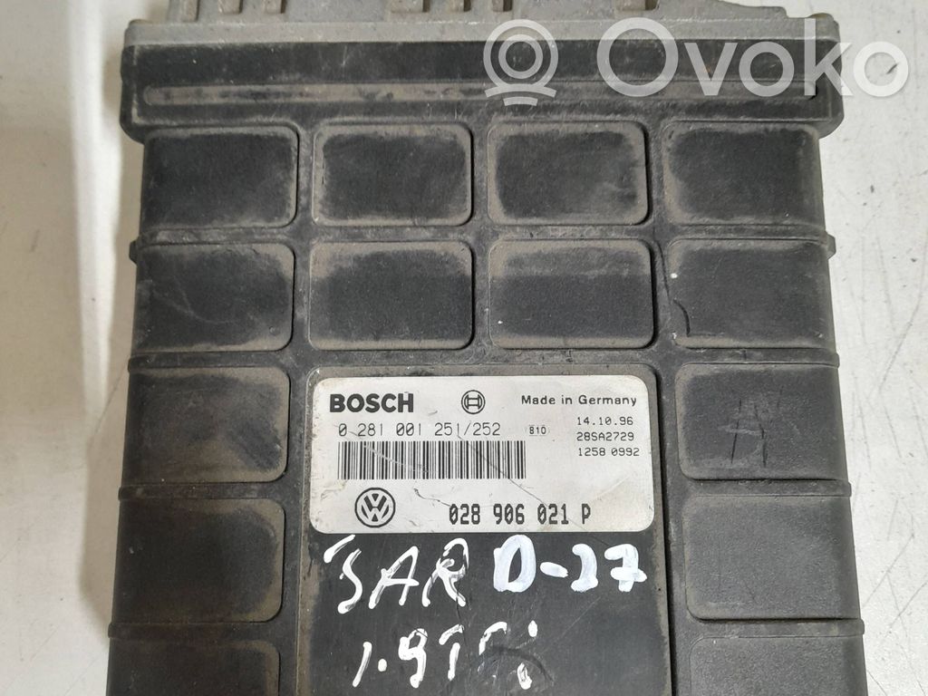 Volkswagen Sharan Engine control unit/module 