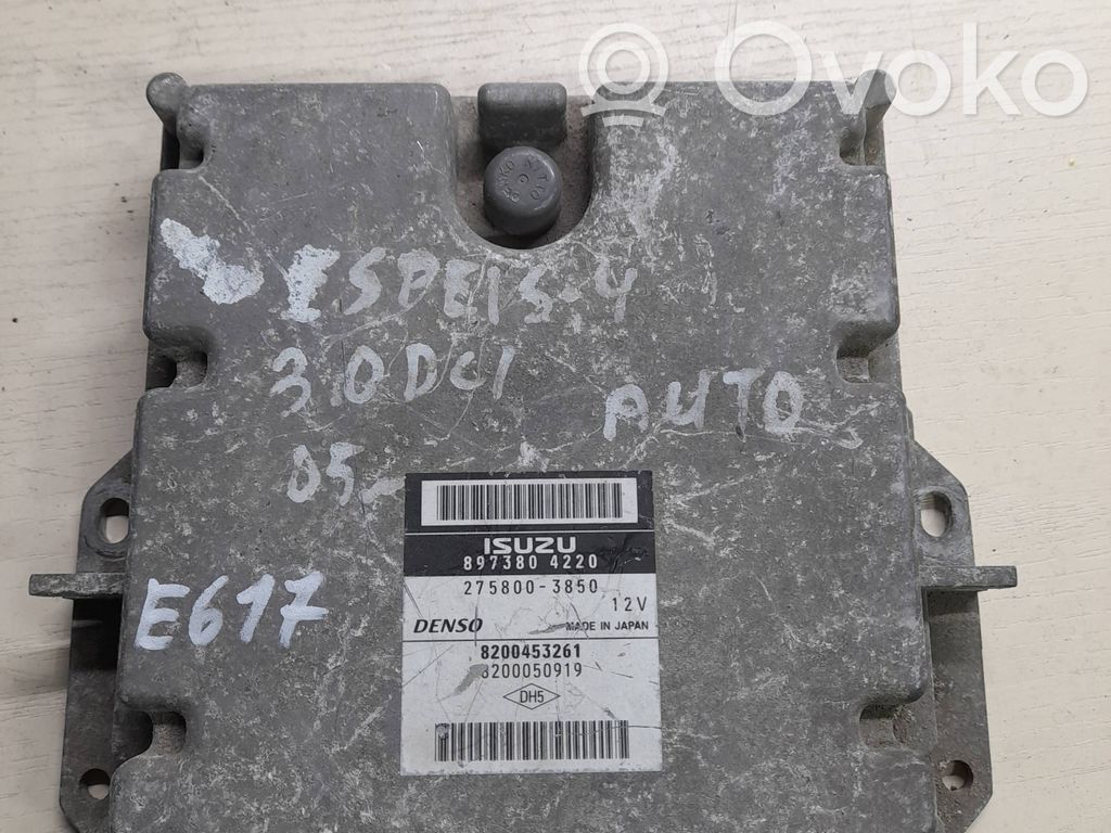 Renault Espace -  Grand espace IV Engine control unit/module 