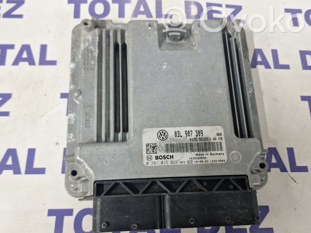 Engine control unit/module   03L907309,1039S30090,0281015027