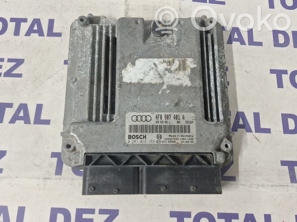 Engine control unit/module   4F0907401A,4F0910401L,0281012153