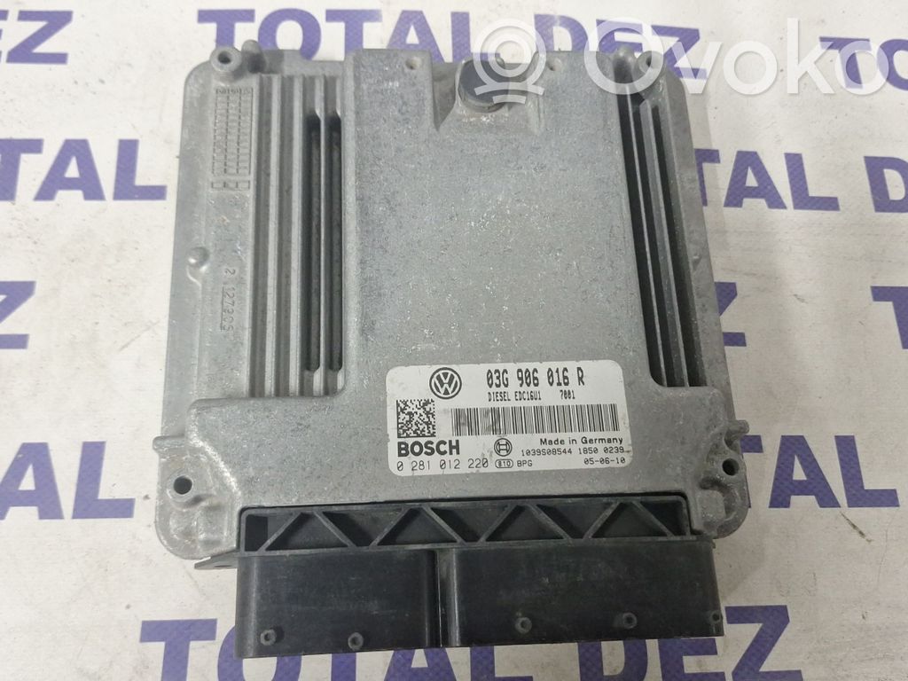 Engine control unit/module   03G906016R,0281012220,1039S08544