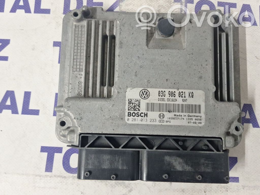 Engine control unit/module   03G906021KQ,0281013233,1039S17174