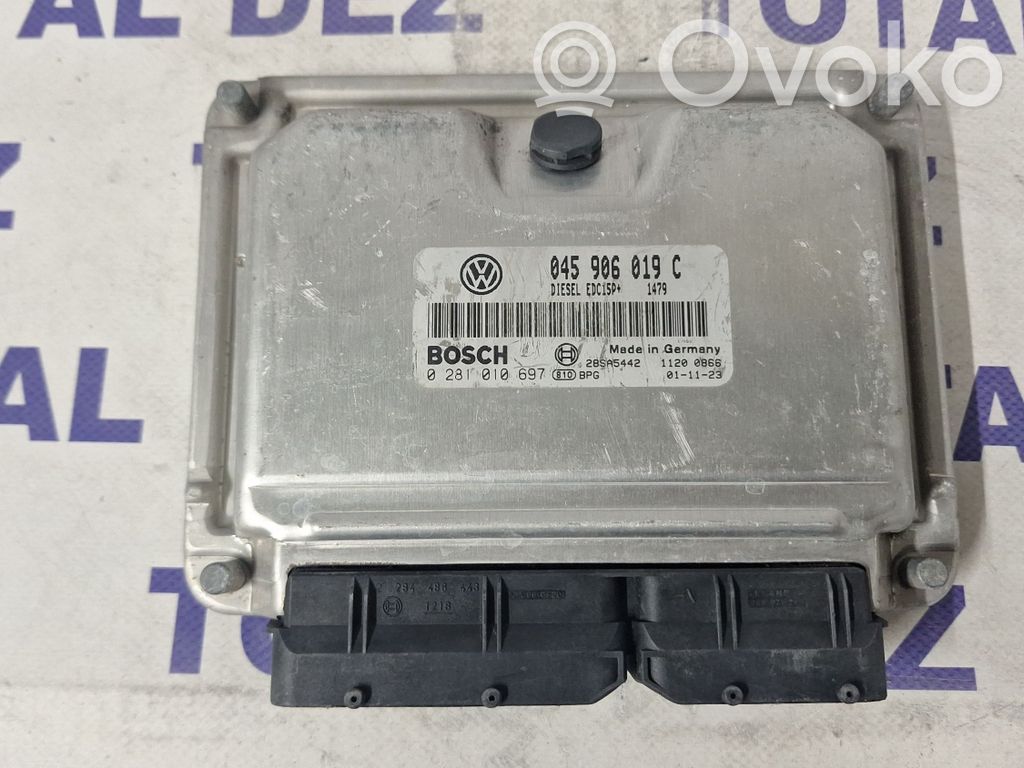 Engine control unit/module   045906019C,0281010697