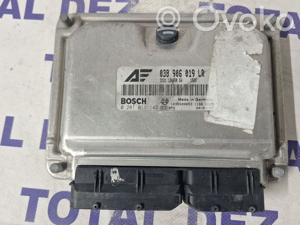 Engine control unit/module   038906019LR,0281011143,1039S00653