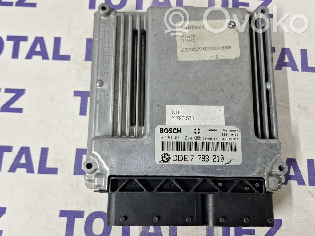 BMW 5 E60 E61 Calculateur moteur ECU 