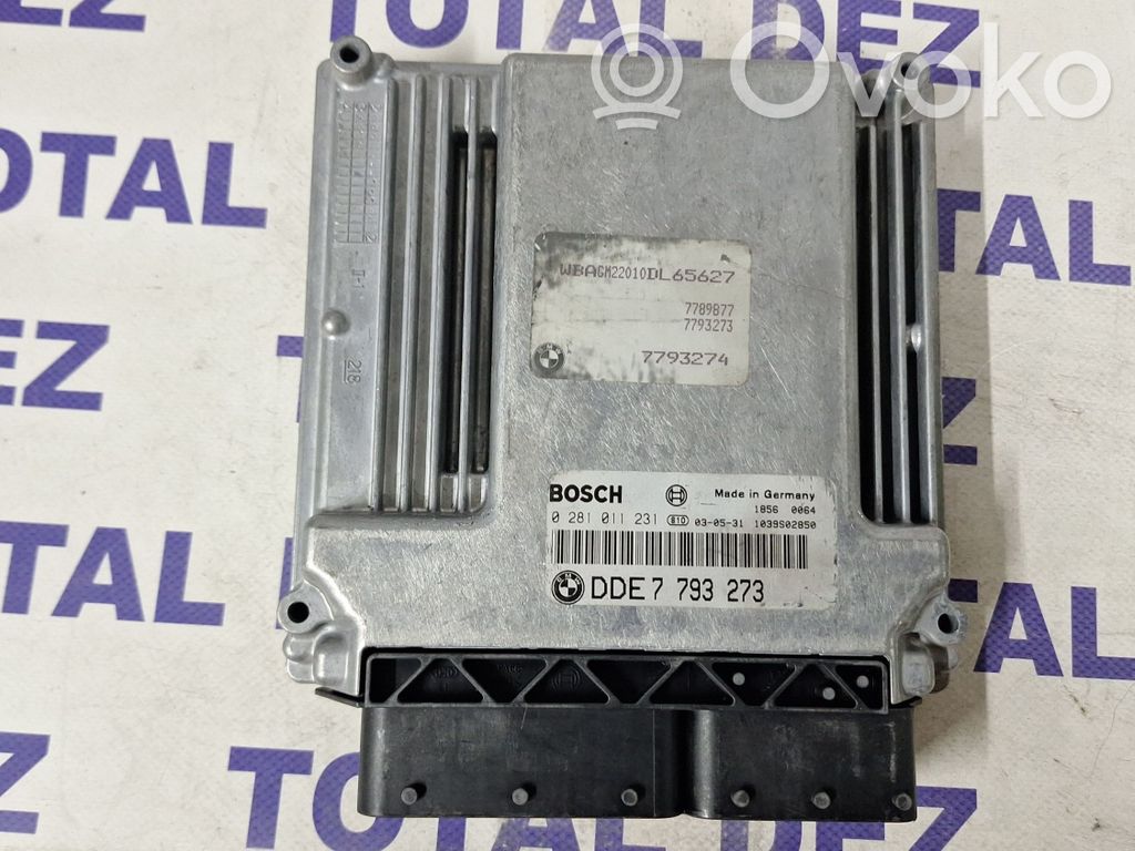 Variklio valdymo blokas   0281011231,7793273,7793274