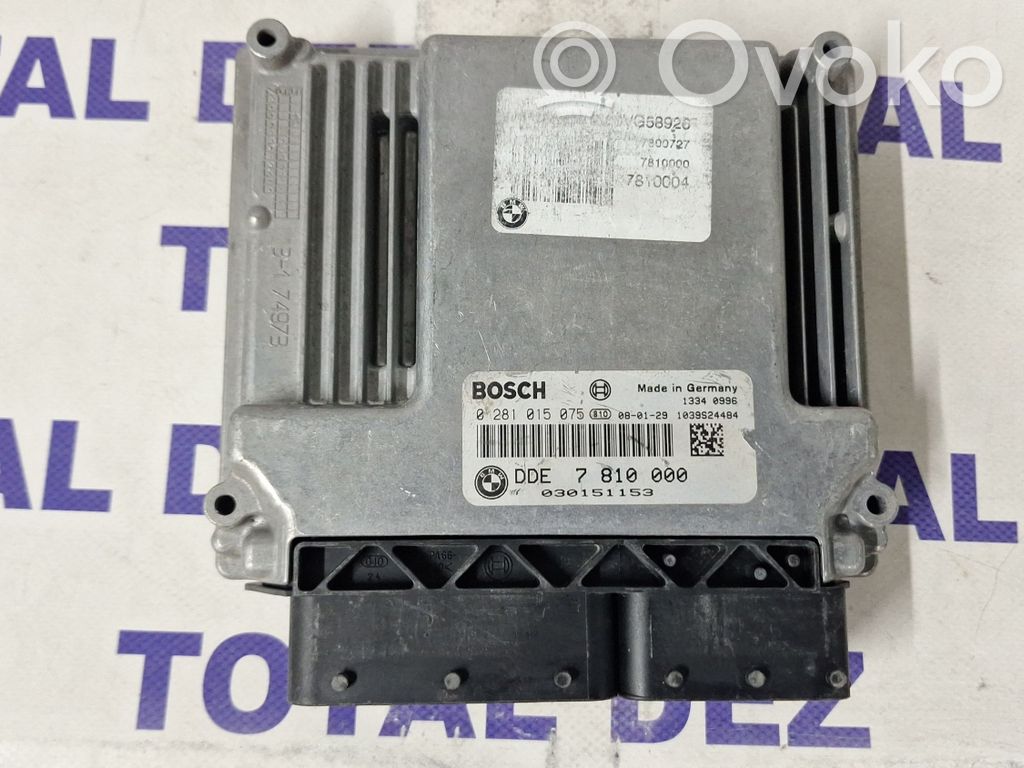 Engine control unit/module   0281015075,7810000