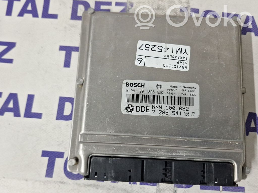 Unidad de control/módulo del motor   0281001895,7785541
