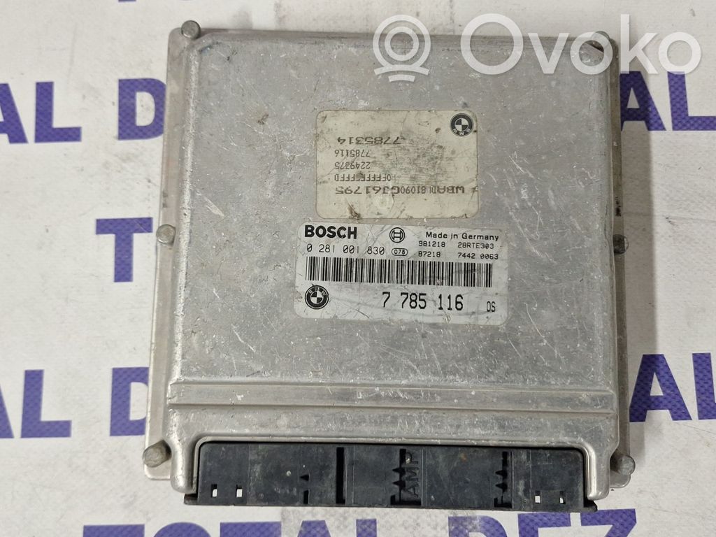 Unidad de control/módulo del motor   0281001830,7785116