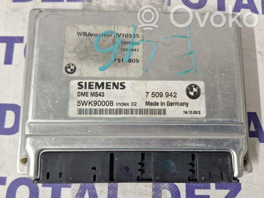 Unidad de control/módulo del motor   7509942,5WK90008