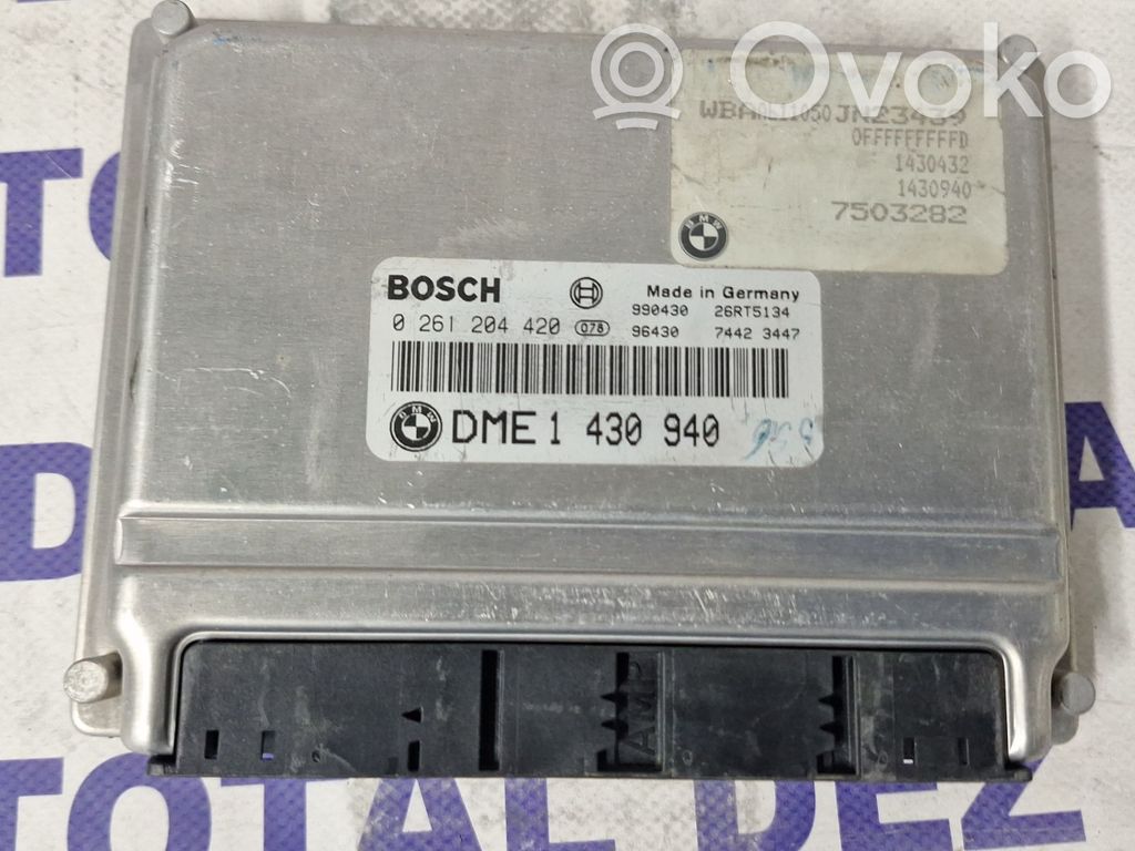 Moottorin ohjainlaite/moduuli   0261204420,1430940