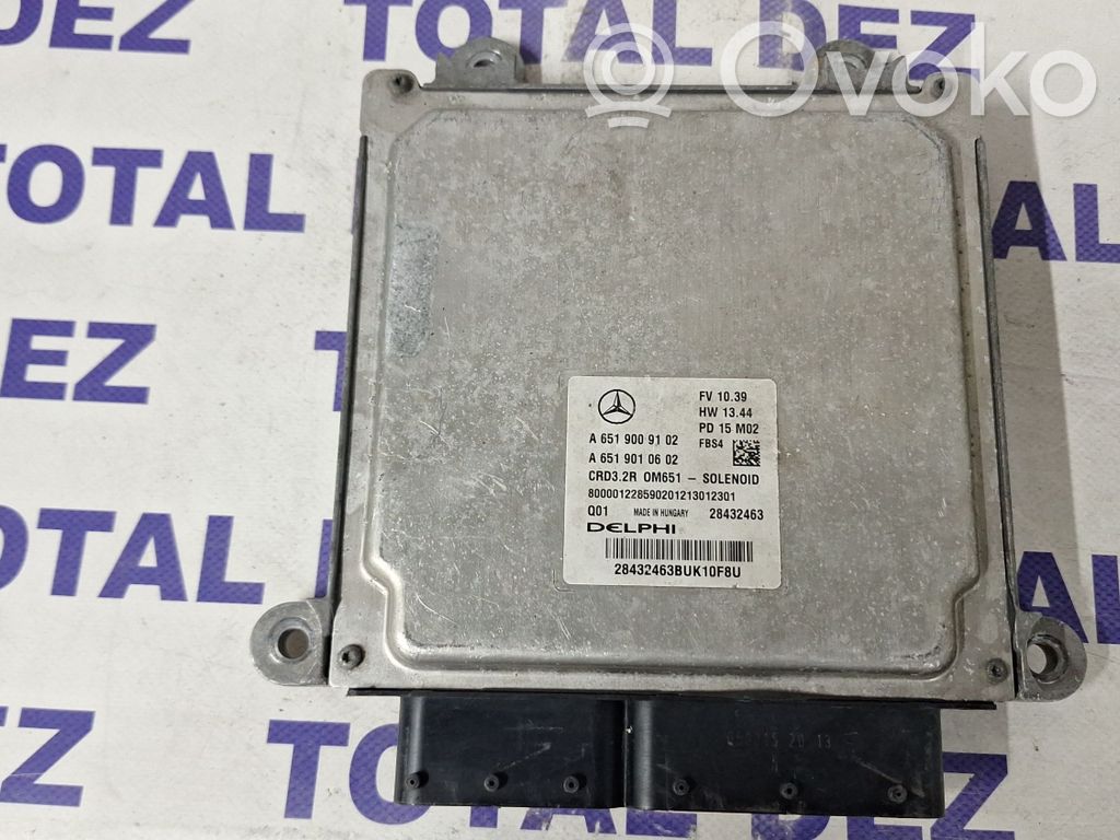 Engine control unit/module   A6519009102,28432463