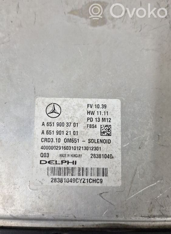 Engine control unit/module   A6519003701,A6519012101,28381049