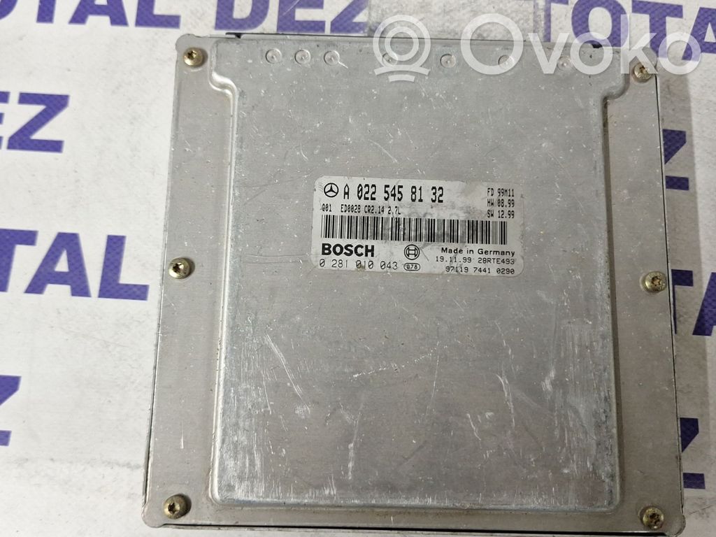 Mercedes-Benz E W210 Engine control unit/module 