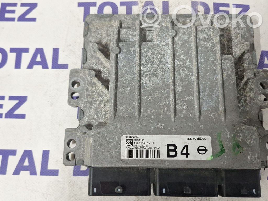 Engine control unit/module   237104ED0C,S180206103A