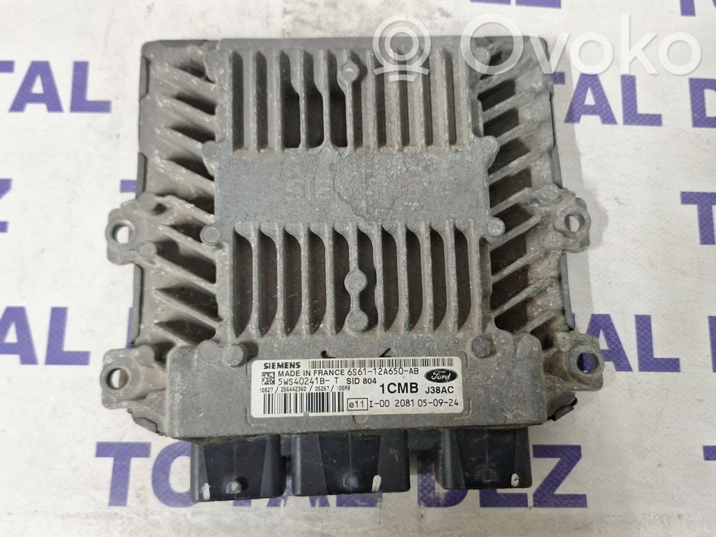 Engine control unit/module   6S6112A650AB,5WS40241BT