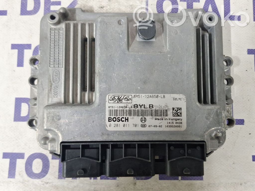 Engine control unit/module   0281011701,8M5112A650LB