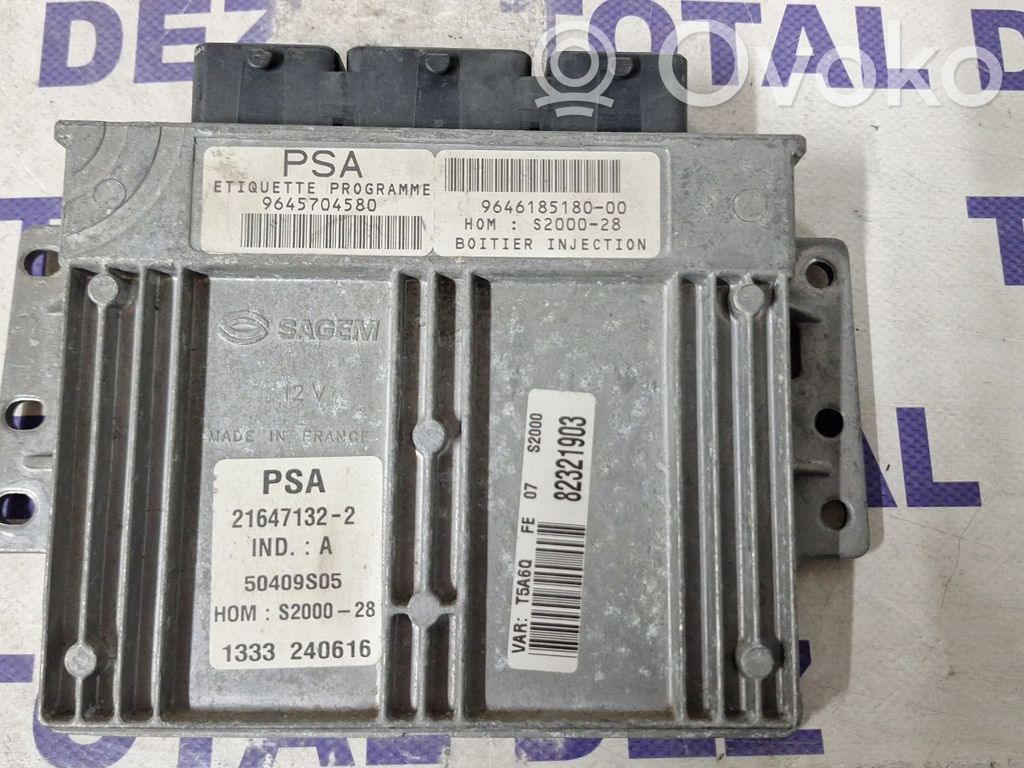 Peugeot 307 Engine control unit/module 