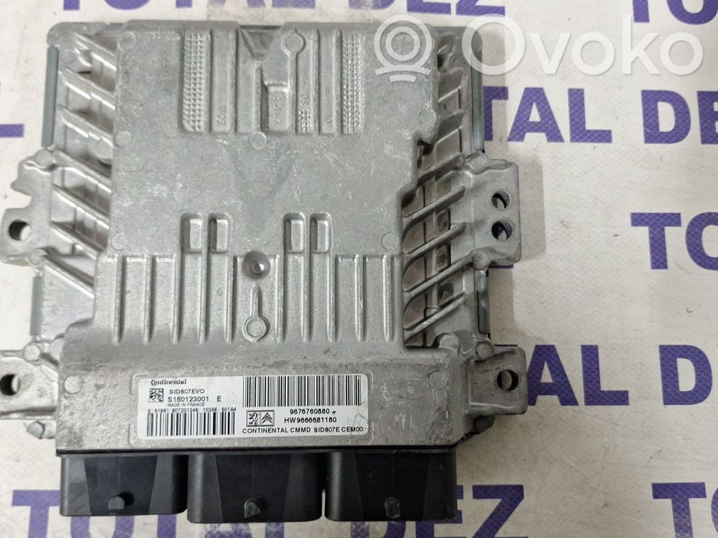 Engine control unit/module   9676760880,S180123001